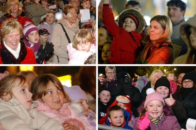Huge crowds for these switch-on ceremonies but were you there?
