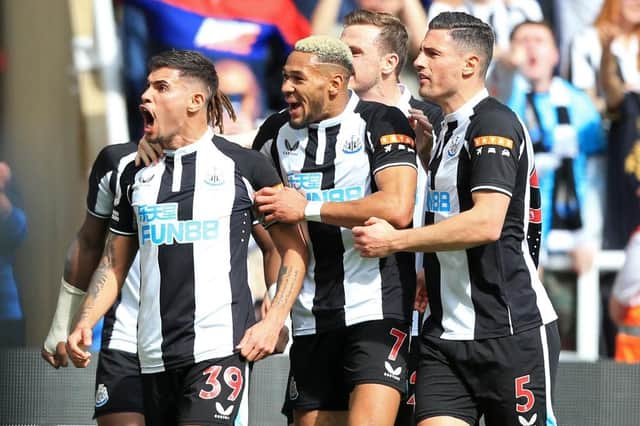 How has Newcastle United's win over Leicester City impacted their survival hopes? (Photo by LINDSEY PARNABY/AFP via Getty Images)