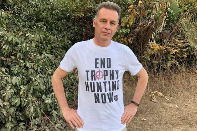 Chris Packham is calling on Shields residents to write to their MP on the issue of trophy hunting - Animal News Agency