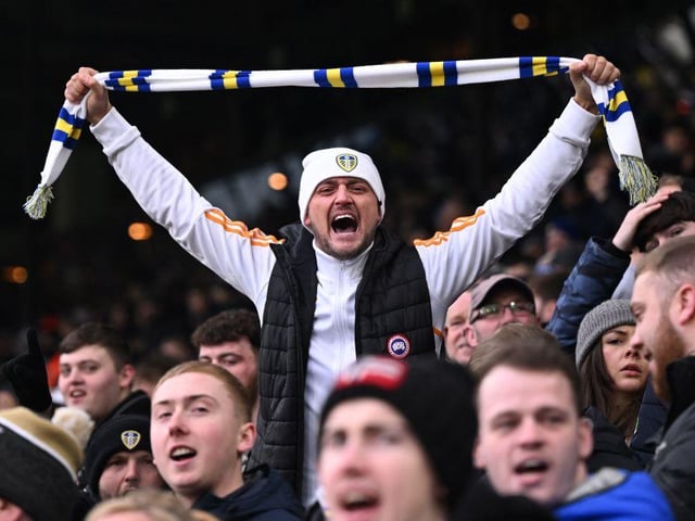 Average league attendance at Elland Road this season = 36,441