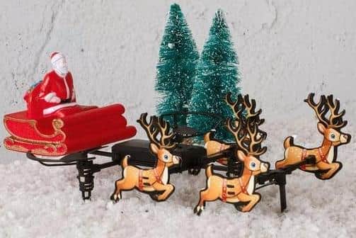 Santa drone tready for action