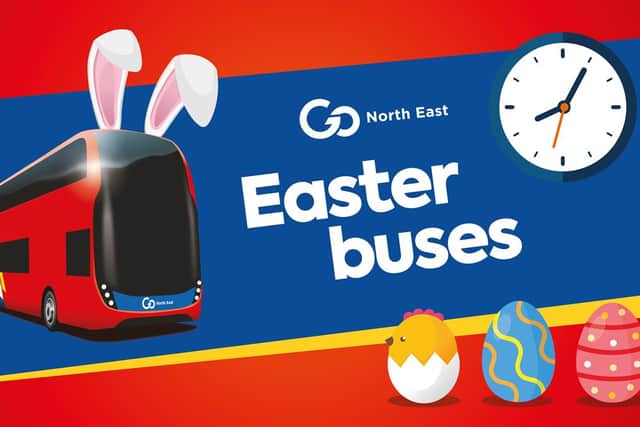 Go North East has released details of changes to timetables over the Easter weekend