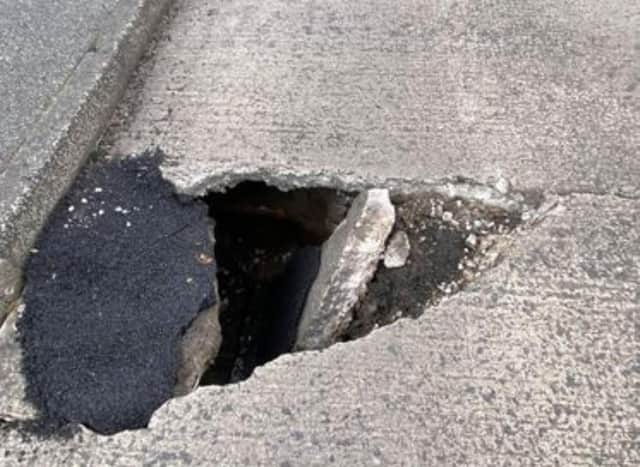 Early indicators suggest that a slow leaking drainpipe has washed away the subsoil.
