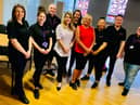 Kim McGuinness, centre, alongside Pallion Action Group manager Karen Noble and some of the volunteers who play a vital role in the community.