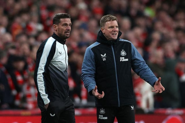 What side will Eddie Howe name to face Manchester City this weekend? (Photo by ADRIAN DENNIS/AFP via Getty Images)