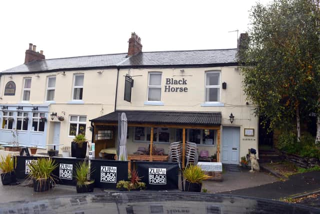 The Black Horse was awarded a four star food hygiene rating.