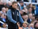 Will Eddie Howe rotate the team that started the win over Manchester United on Sunday? (Photo by OLI SCARFF/AFP via Getty Images)