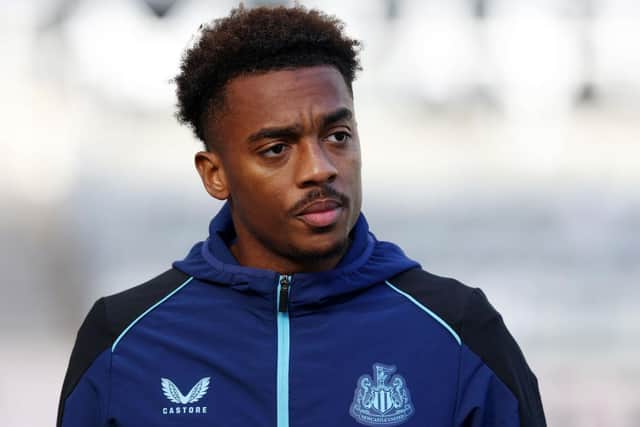 Newcastle United midfielder Joe Willock.