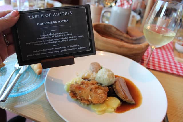A feast of regional delights during 'Austria Night'.