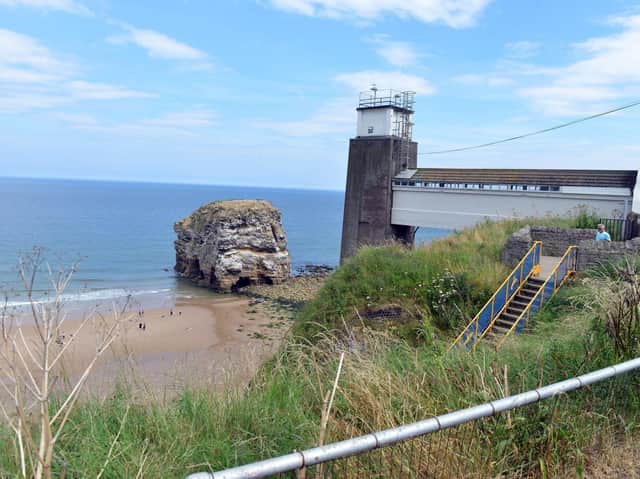 The incident happened near to the Marsden Grotto. 