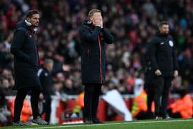 Eddie Howe was on the touchline for Newcastle United's defeat to Arsenal. (Photo by Shaun Botterill/Getty Images)