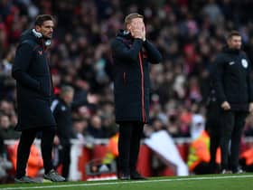 Eddie Howe was on the touchline for Newcastle United's defeat to Arsenal. (Photo by Shaun Botterill/Getty Images)