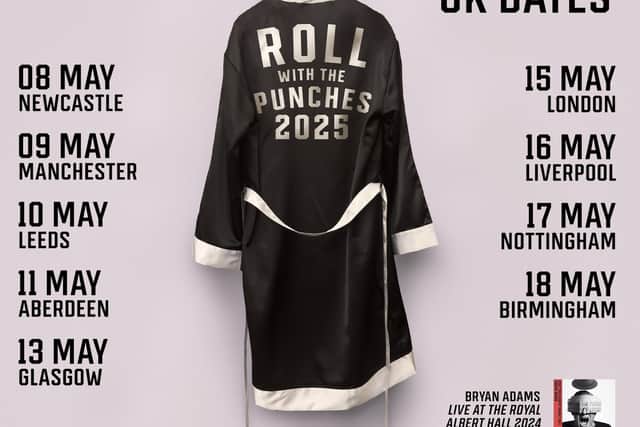 Bryan Adams announces huge ‘Roll With The Punches’ May 2025 UK arena tour.