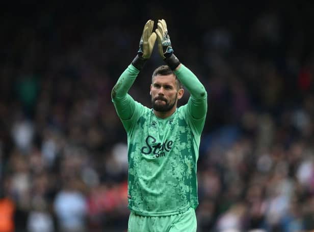 Goalkeeper Ben Foster applauds Watford fans last May.