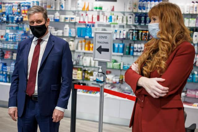 Angela Rayner, Deputy Leader of the Labour Party, asked an urgent question in the Commons on January 11. She is pictured here with Labour Party Leader Sir Keir Starmer. Picture: Rob Pinney/Getty Images.