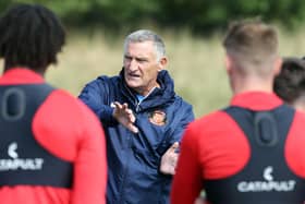 Sunderland head coach Tony Mowbray.