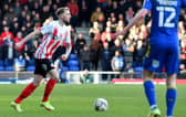 Carl Winchester played in midfield for Sunderland against AFC Wimbledon. Picture by FRANK REID