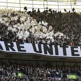 Newcastle United supporters at Wembley.