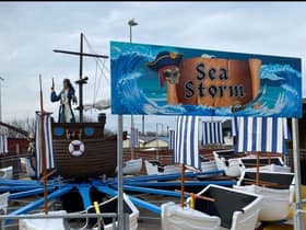 New ride, Sea Storm.