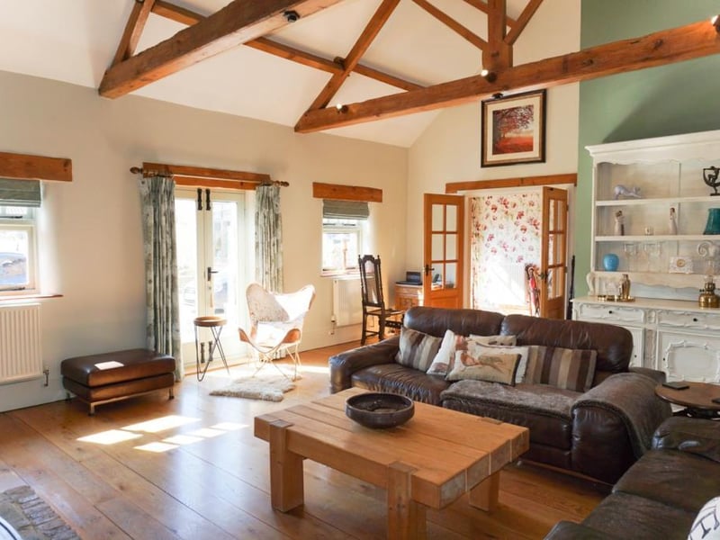 Lounge with double doors