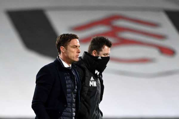 Fulham boss Scott Parker. (Photo by ANDY RAIN/POOL/AFP via Getty Images)