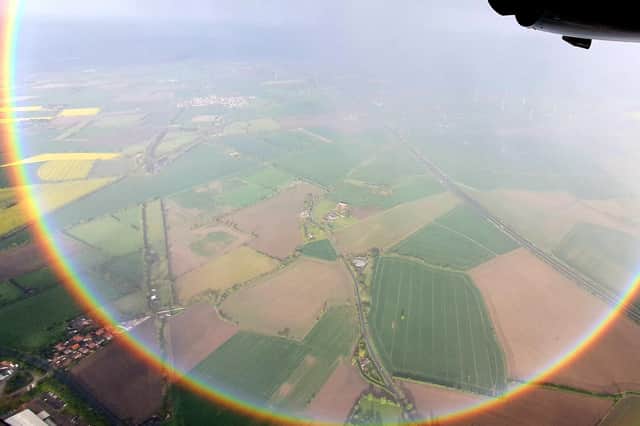 The circle rainbow above Doncaster