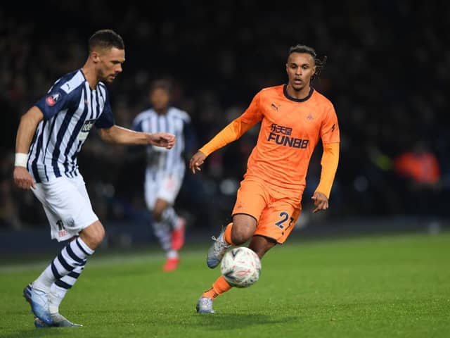 Valentino Lazaro of Newcastle United.