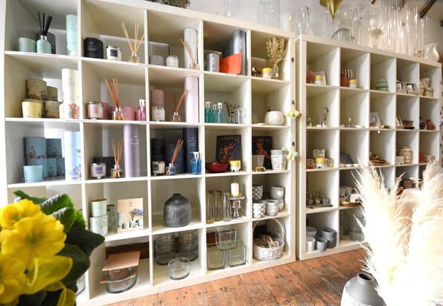 The shop offers more than just flowers.