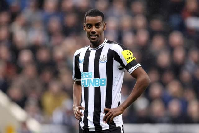 Newcastle United striker Alexander Isak.