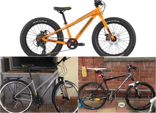 Angi, her partner and her son's bike were all stolen.