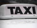 File picture of a taxi sign