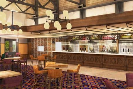 The extended customer area and new relocated bar at The Wouldhave. Photo credit: Wetherspoon