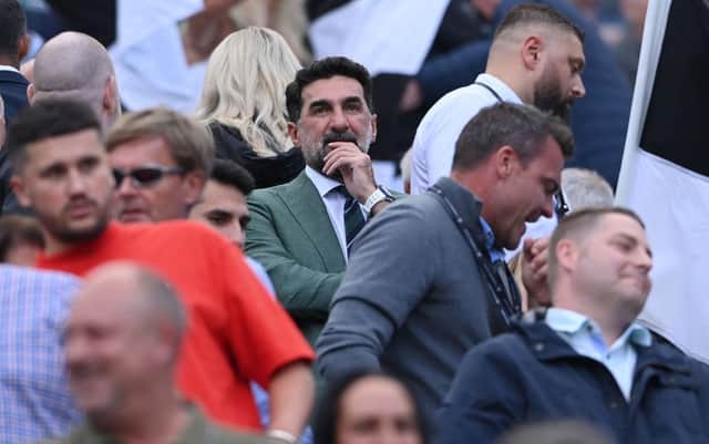 Newcastle chairman Yasir-Al-Rumayyan looks on during the Premier League match between Newcastle United and Manchester City at St. James Park on August 21, 2022 in Newcastle upon Tyne, England. (Photo by Stu Forster/Getty Images)