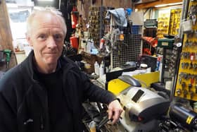 Dave Hedley, part of the Market Cobbler family business, feels the energy cap offers "balanced" support for local businesses. 

Picture by FRANK REID