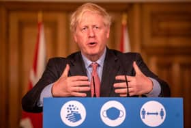 Prime Minister Boris Johnson will make an announcement on England's coronavirus restrictions today. Picture: Jack Hill/Pool/AFP via Getty Images.