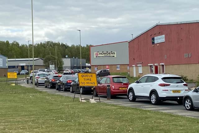 It was a busy start for the Tyne Dock tip earlier today, as it reopened after seven weeks.