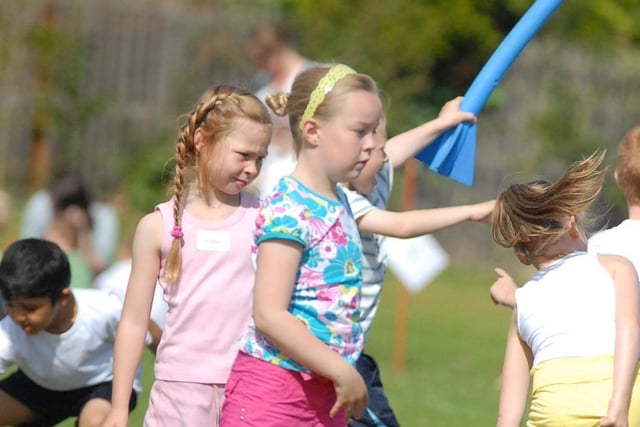 A view from the Sea View Primary School sports day in 2008.