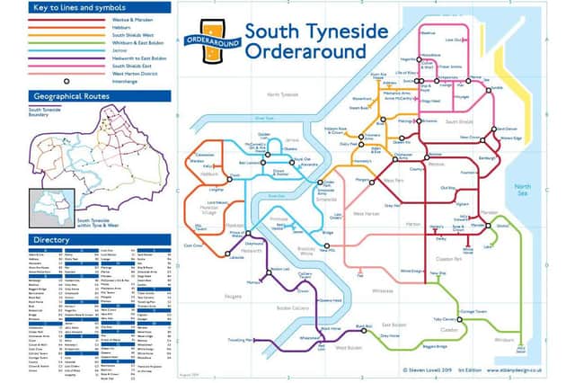 Steve Lovell's South Tyneside Orderaround map.