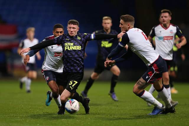 Elliott Anderson could be one of the next academy graduates to impress at Newcastle United this season (Photo by Charlotte Tattersall/Getty Images)