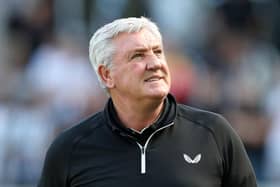 Steve Bruce during this afternoon's game.