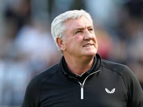 Steve Bruce during this afternoon's game.