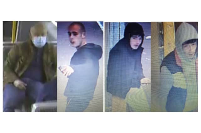The images released by British Transport Police