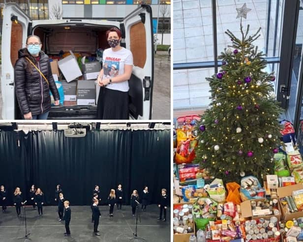 Christmas cheer was added to the curriculum at Mortimer Community College this year,