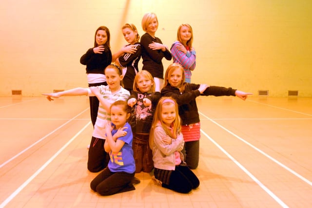 Another view of Sarah McVey's dance class 14 years ago.