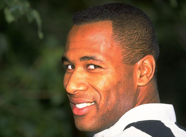 8 Jun 1995:  Portrait of Les Ferdinand of Newcastle United. \ Mandatory Credit: Allsport UK /Allsport