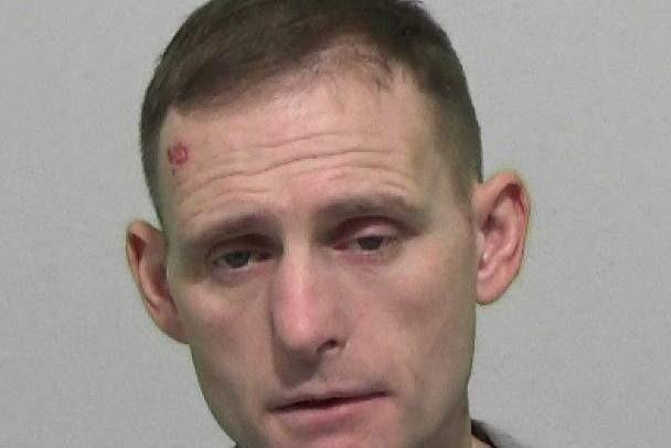 Kelly, 41, of no fixed address, admitted burglary and was sentenced to two years and five months behind bars.
