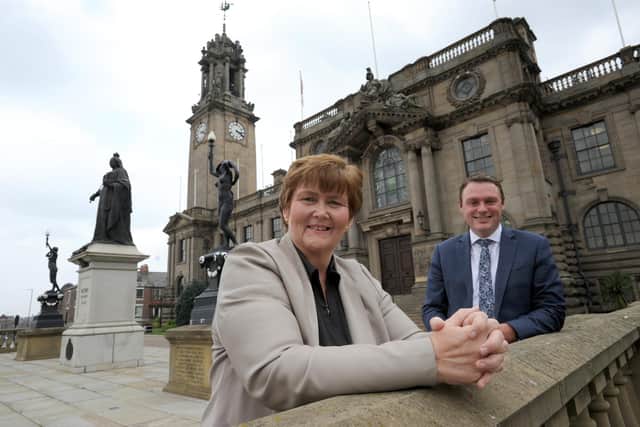 South Tyneside Council Leader Cllr Tracey Dixon and Chief Executive Jonathan Tew.