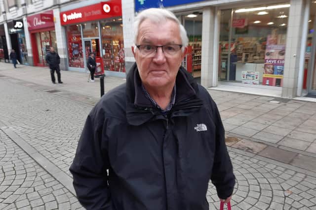 Alan Westgarth, 75, feels support should be provided to those who need it most.