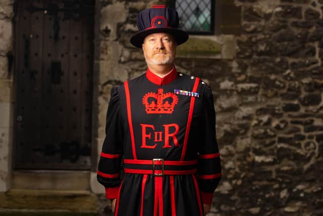 Paul Langley, from South Shields, becomes one of the newest Yeoman Warders at the Tower of London, taking up the iconic role of 'Beefeater' at the famous landmark.