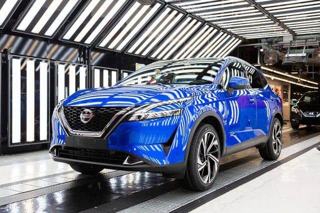 The Sunderland plant has just begun production of the new Qashqai